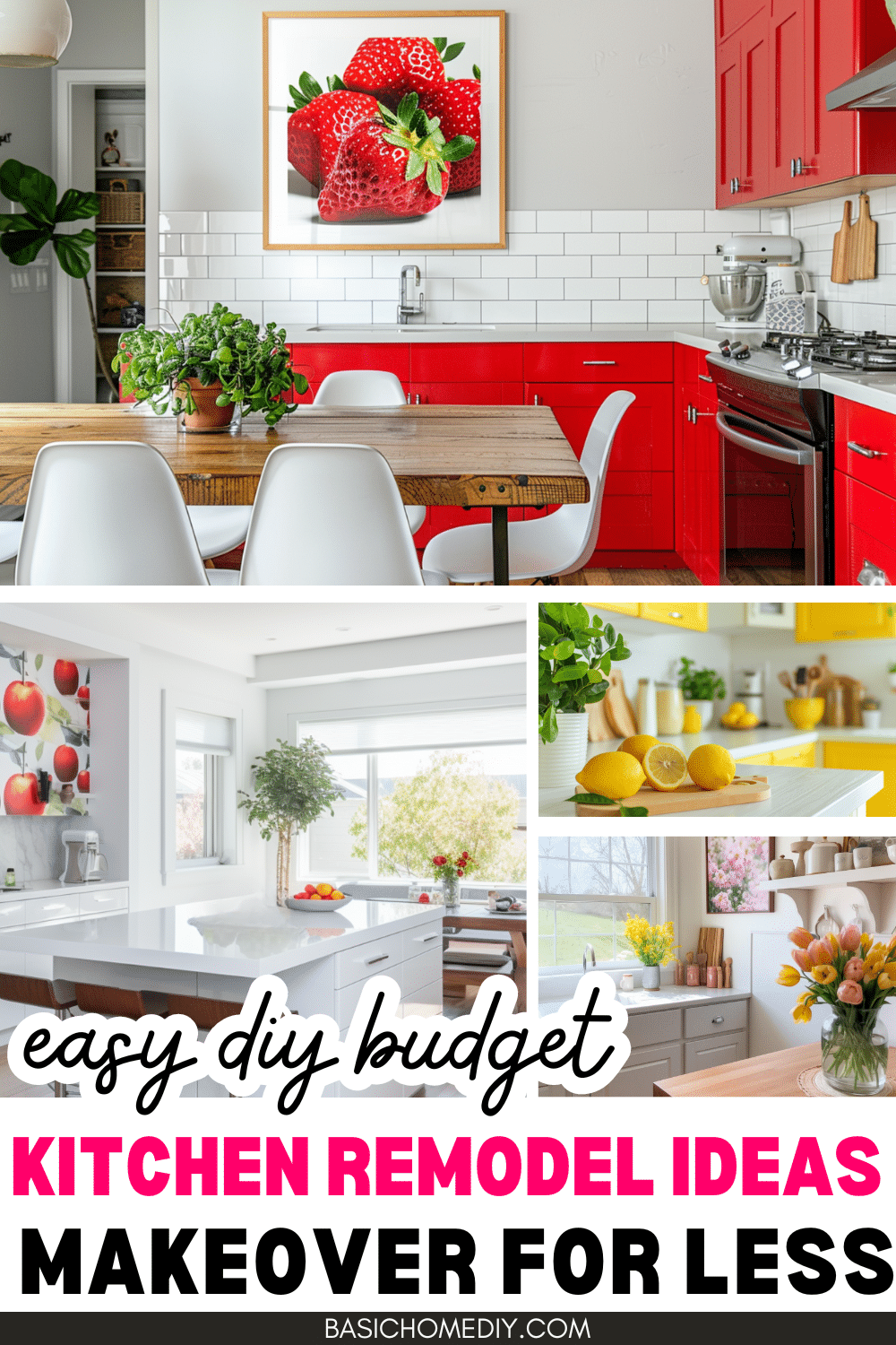 Easy DIY Budget Kitchen Remodel Ideas to Makeover for Less