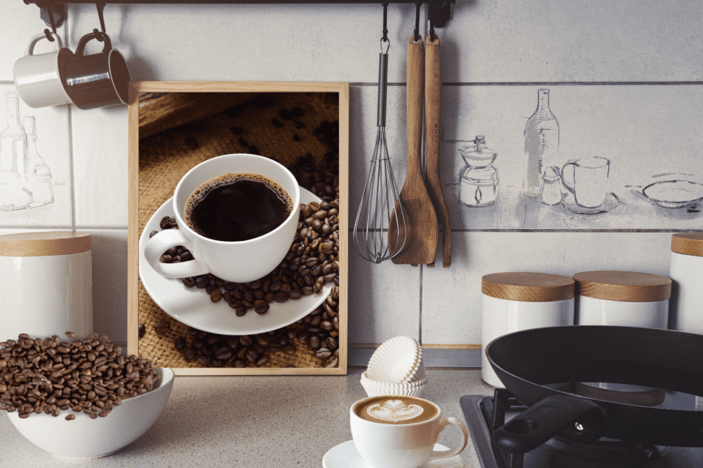 Espresso Kitchen Decorating Theme Ideas
