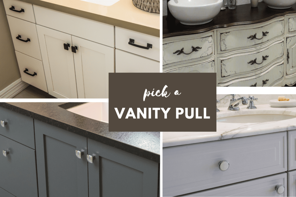 Vanity pull Bathroom Upgrade Ideas 