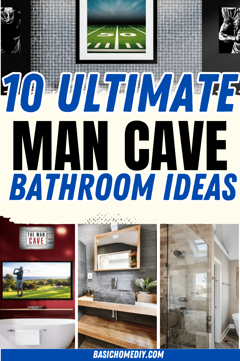 Man Cave Bathroom Ideas on a Budget
