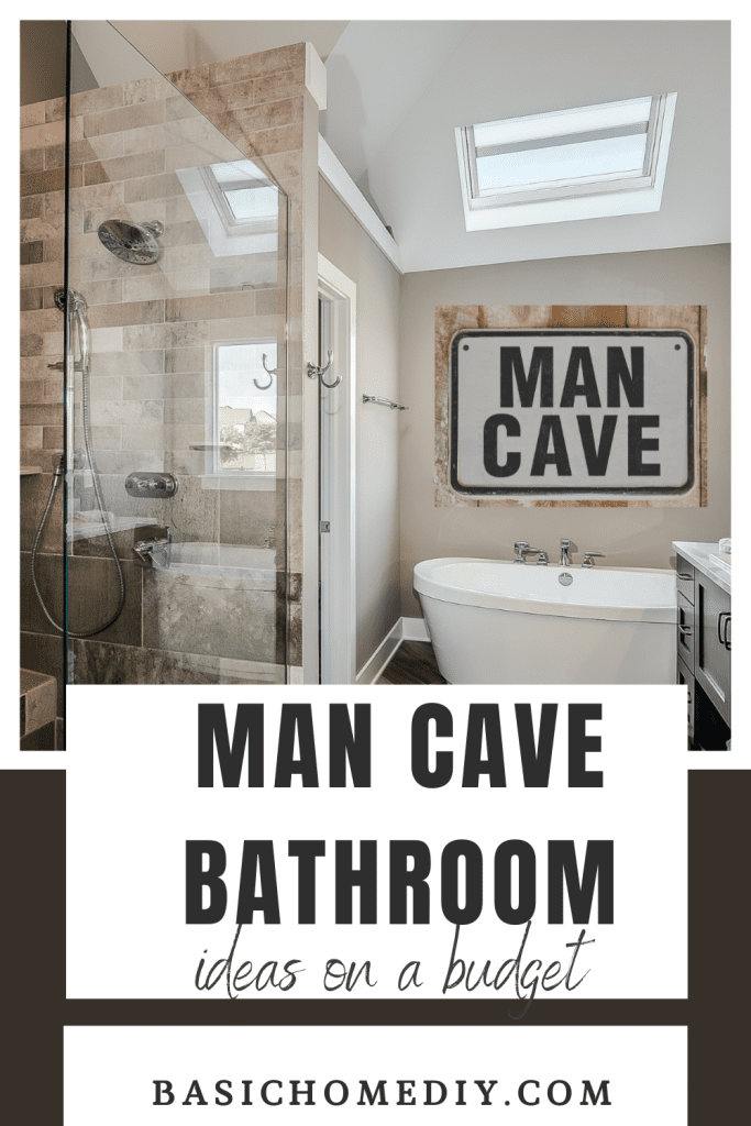 Man Cave Bathroom Ideas on a Budget Pinning