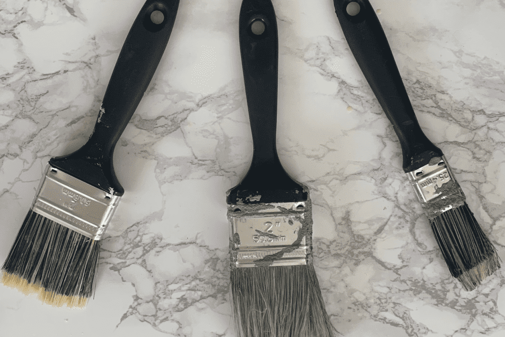 kitchen cabinet painting brushes