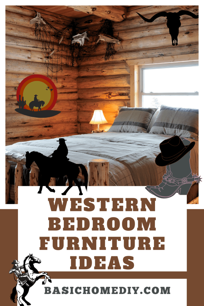 Western Bedroom Furniture Rustic Style Decor Ideas pin 4