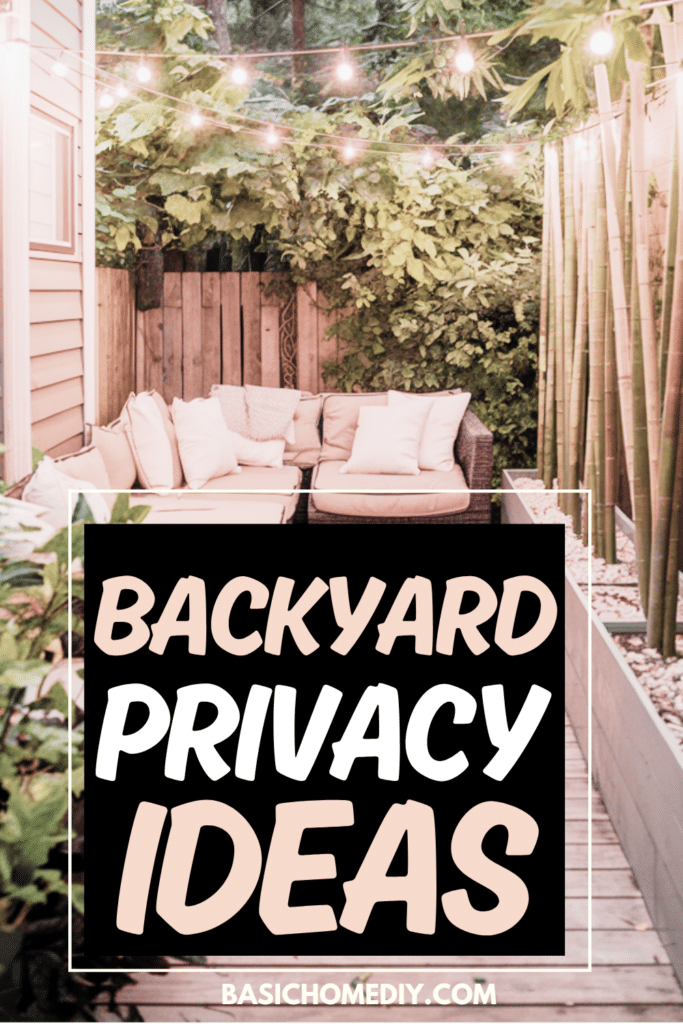 10 Clever DIY Backyard Privacy Ideas for Patio and Deck 1