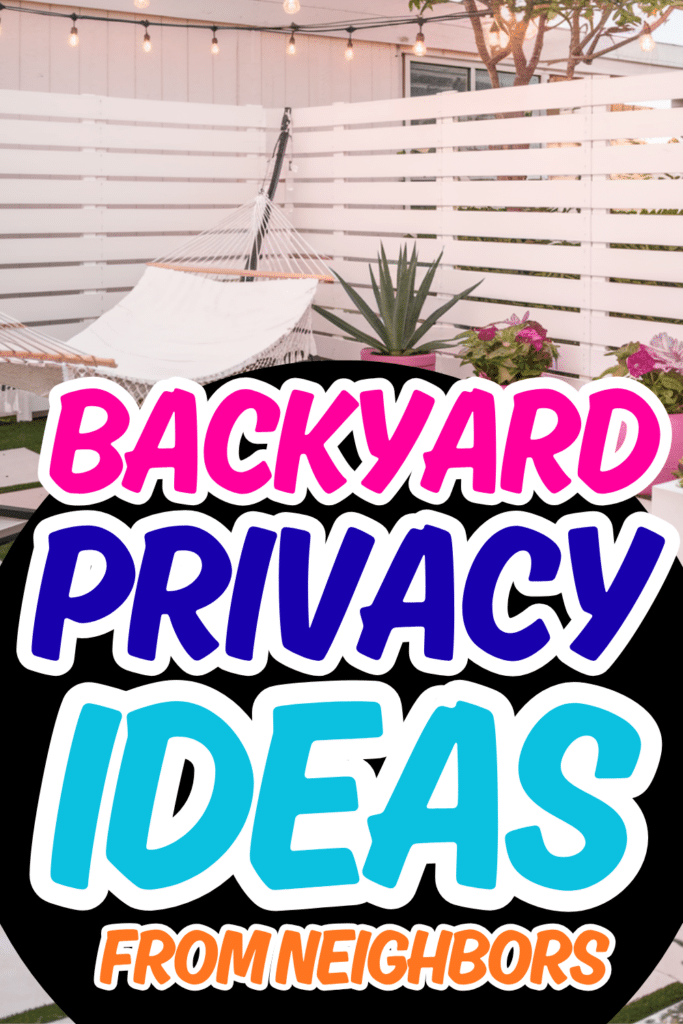 10 Clever DIY Backyard Privacy Ideas for Patio and Deck 2