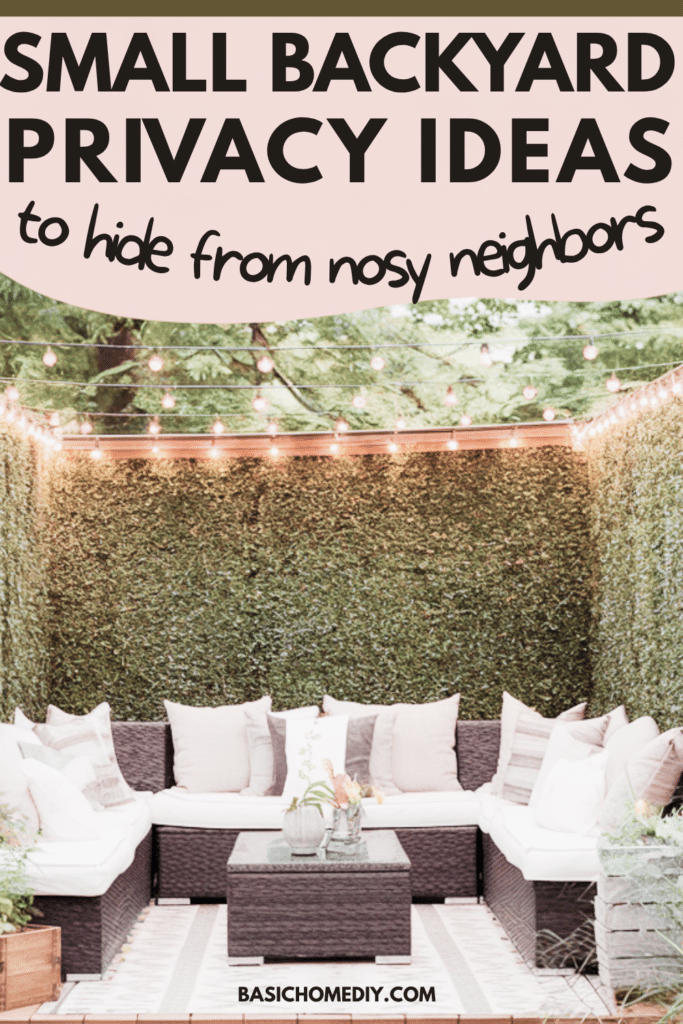 10 Clever DIY Backyard Privacy Ideas for Patio and Deck 3