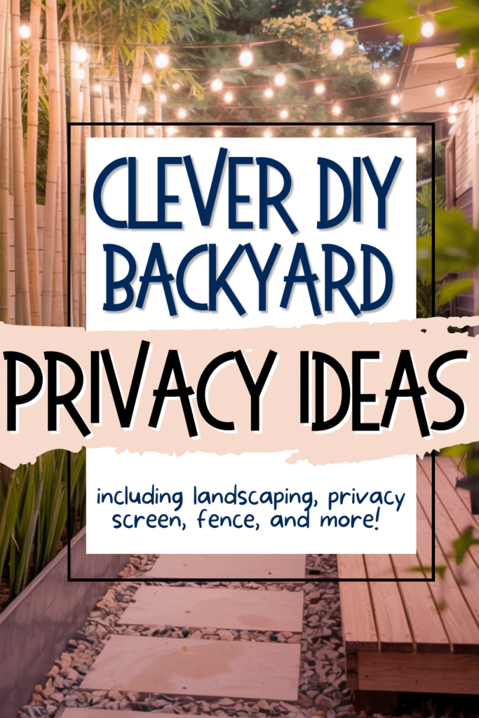 10 Clever DIY Backyard Privacy Ideas for Patio and Deck 5