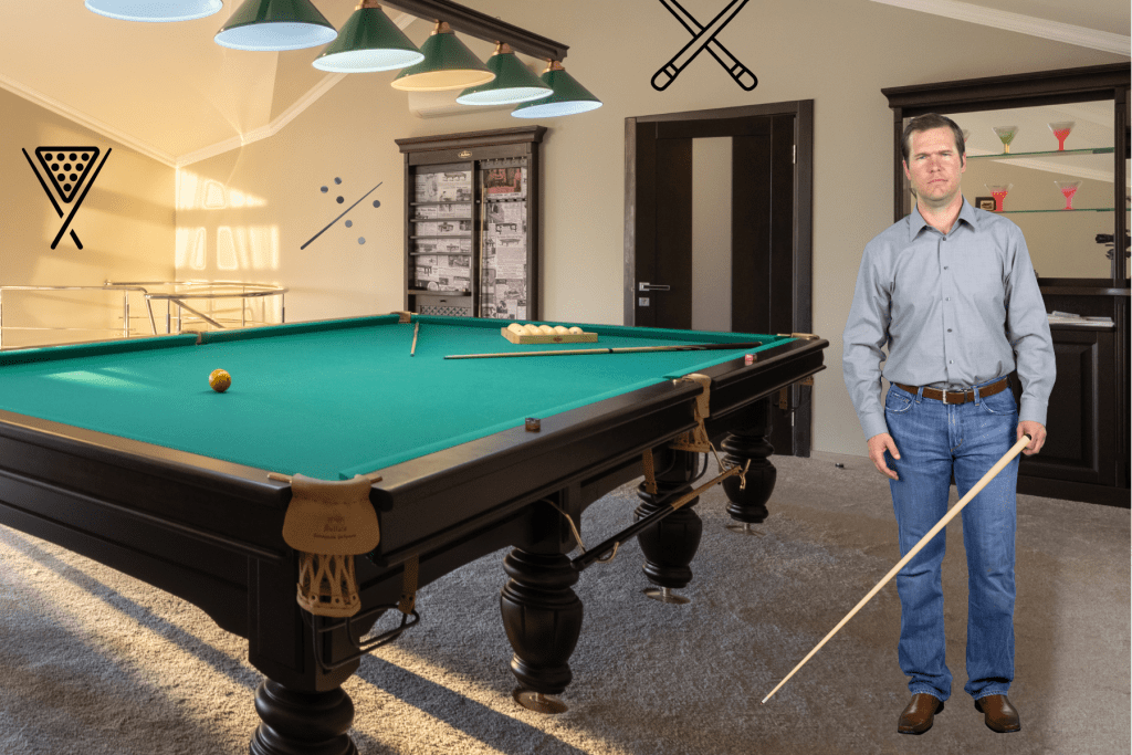 DIY Man Cave Budget Ideas for Your Home with pool table