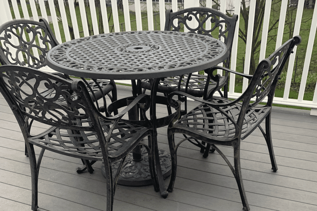 DIY Pressure Wash and Clean Your Deck replace patio furniture