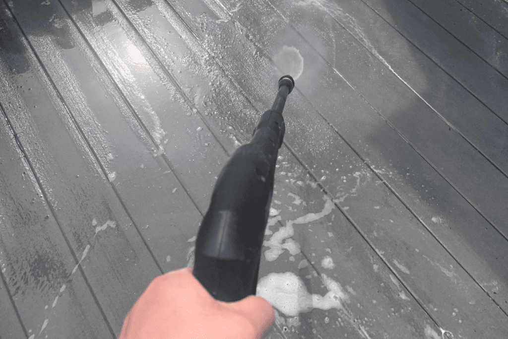 DIY Pressure Wash and Clean Your Deck right pressure