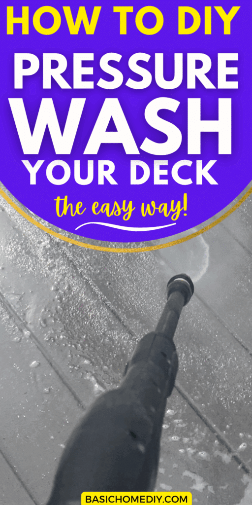 How to DIY Pressure Wash and Clean Your Deck the Easy Way 1