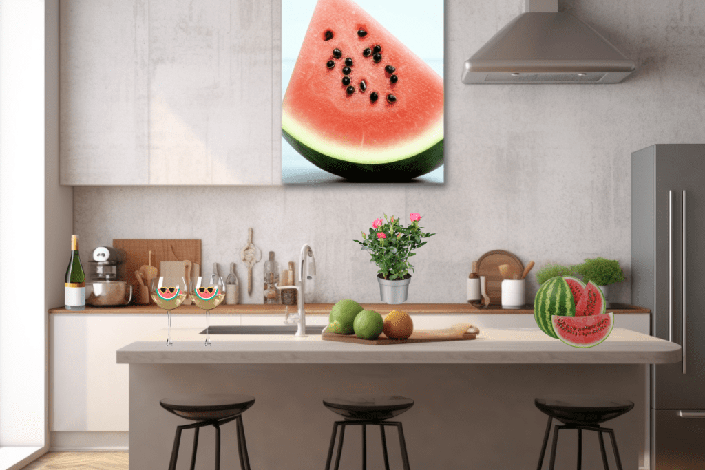 best watermelon kitchen decor ideas wall artwork