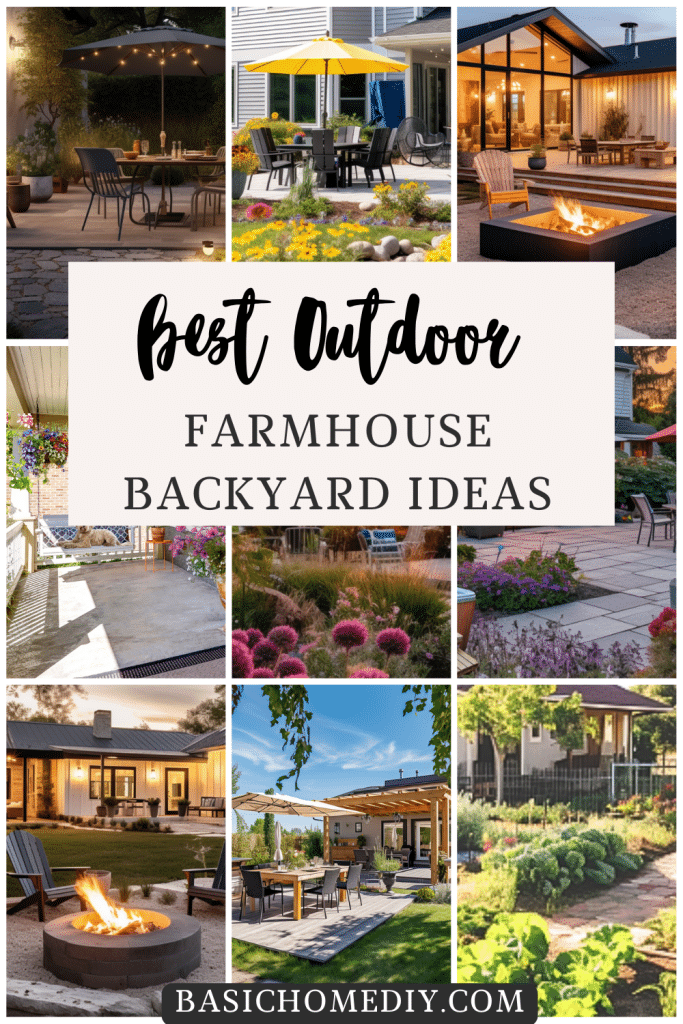 Farmhouse Backyard Ideas pin 7