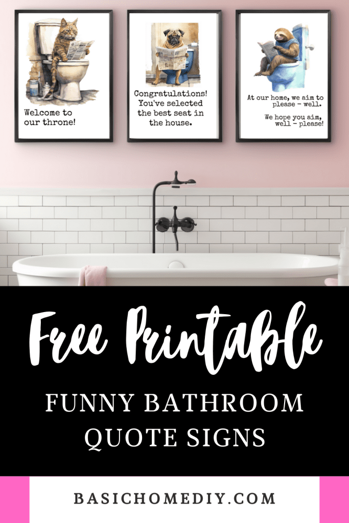 Free Printable Bathroom Wall Art Decor Ideas pins 3