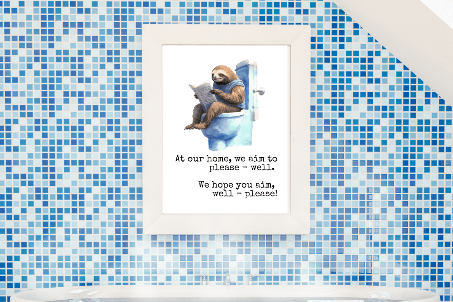 Free Funny Animal Printable Bathroom Wall Art Decor Ideas