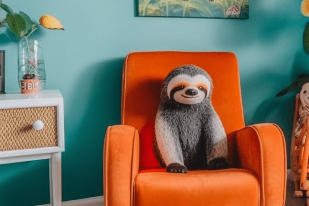 Sloth Nursery Decor Theme Ideas stuffed animal