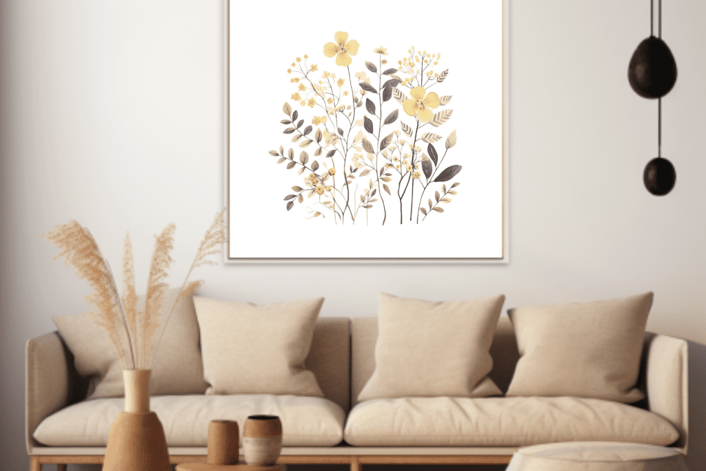 printable botanical wall art for statement piece