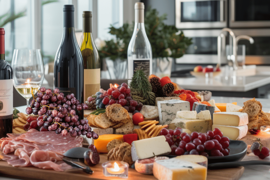 Food holiday wine party ideas