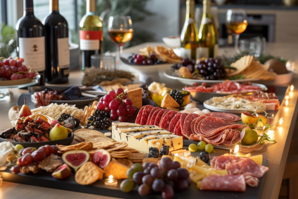 Great holiday wine party ideas charcuterie board