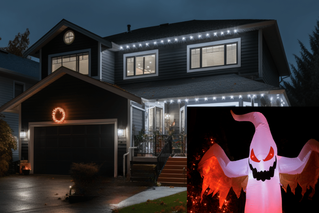 Halloween outdoor inflatable decorating tips