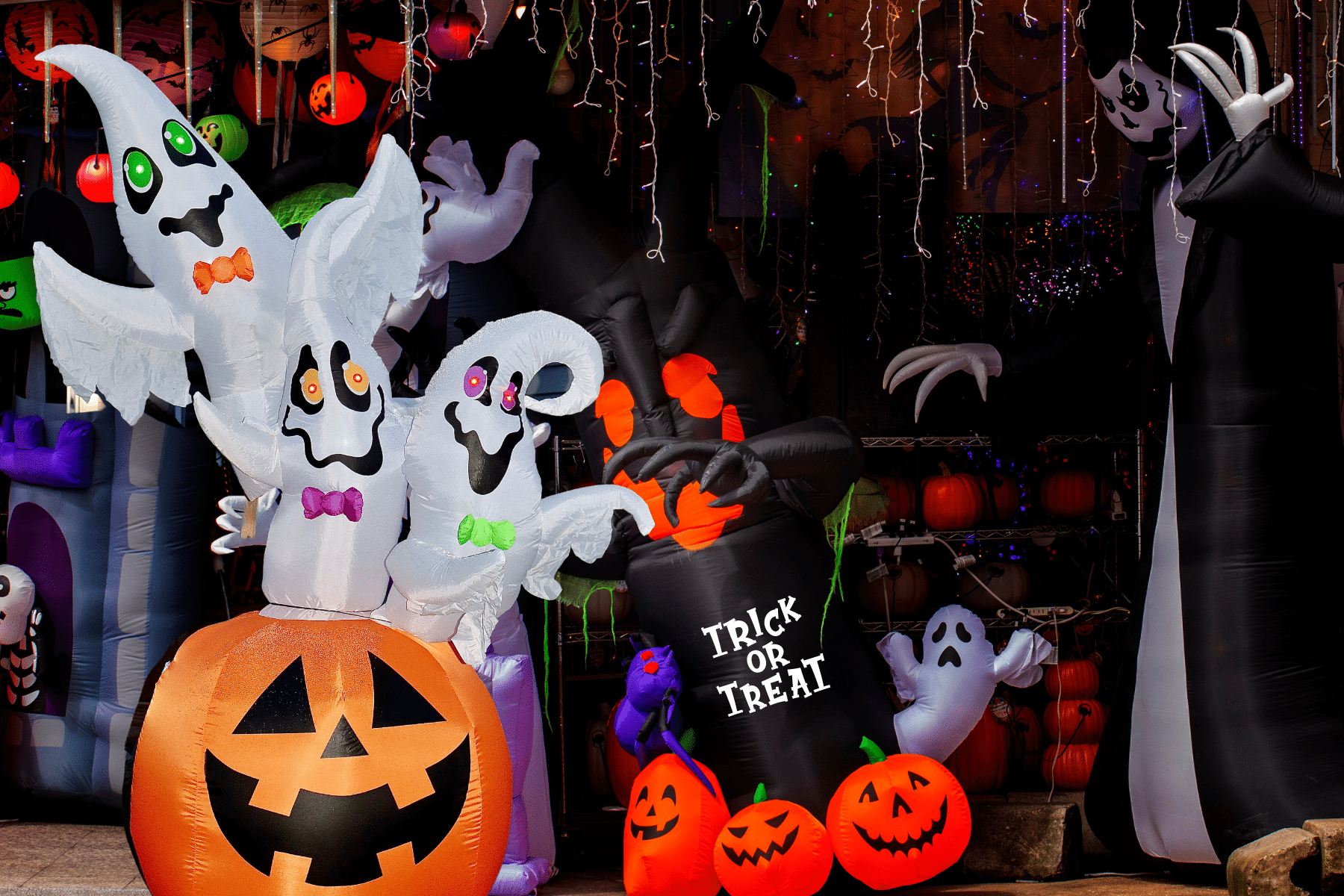 Halloween outdoor inflatable decorations for your yard