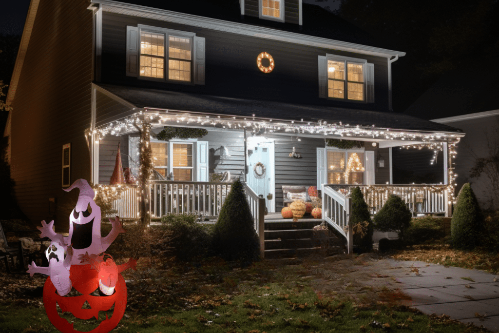 Halloween outdoor inflatable decorations ideas