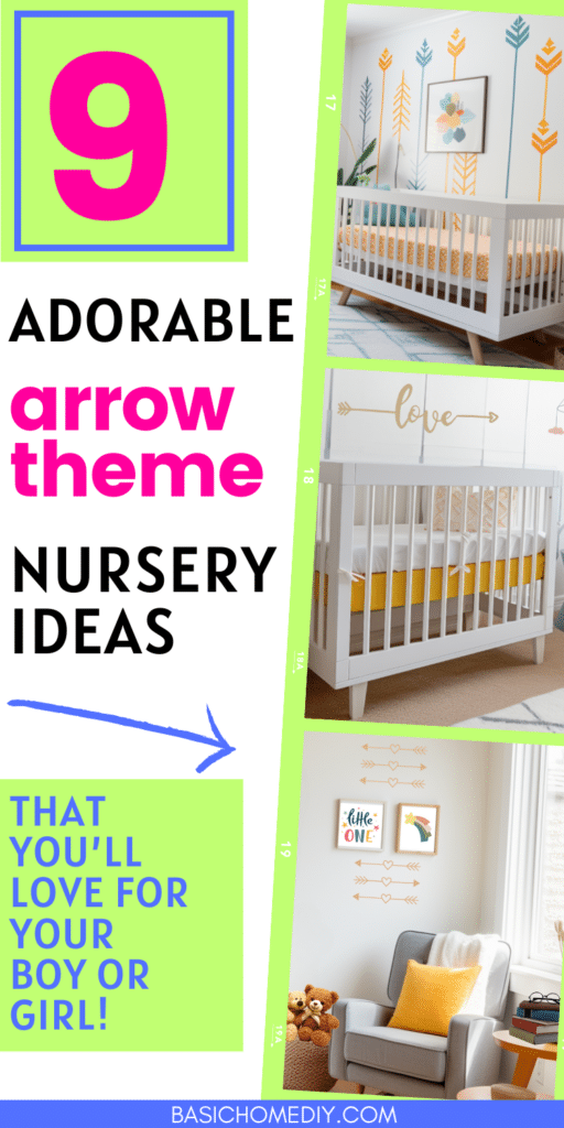 adorable arrow theme baby nursery ideas pin 2