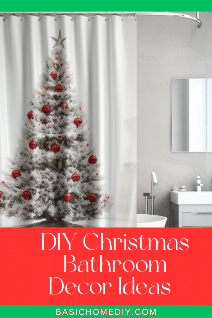 DIY Christmas Bathroom Decor Ideas  pins 1