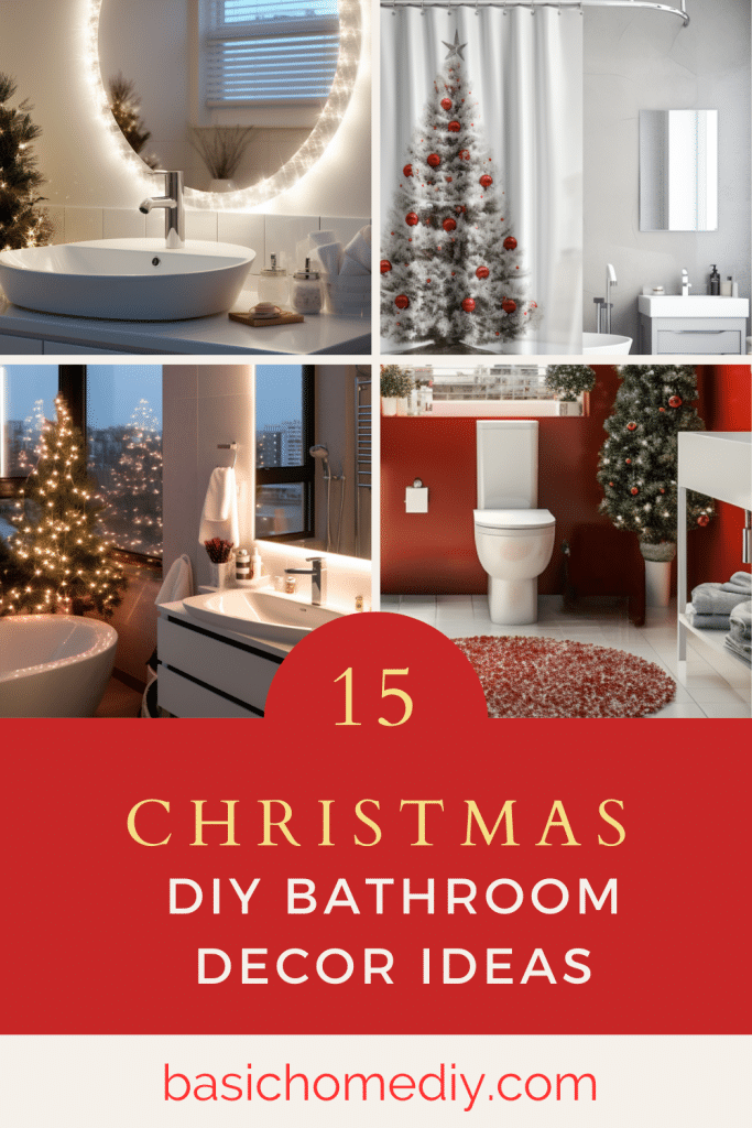 DIY Christmas Bathroom Decor Ideas  pins 7