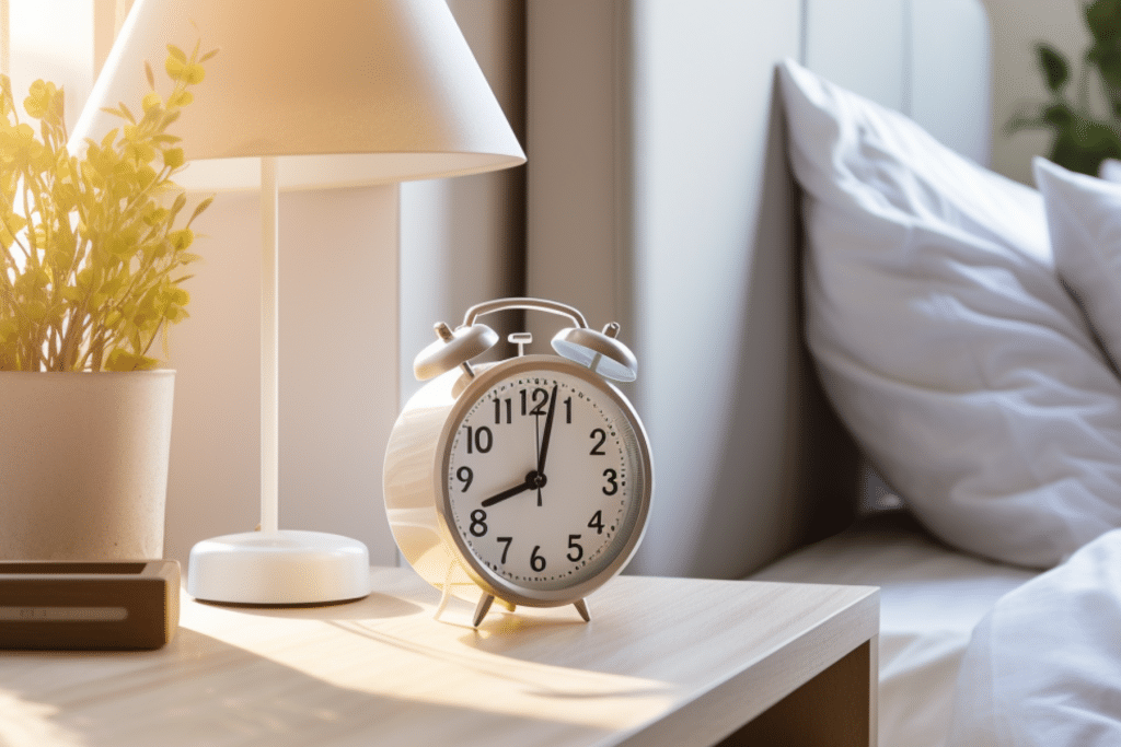 Guest bedroom essentials bedside clock