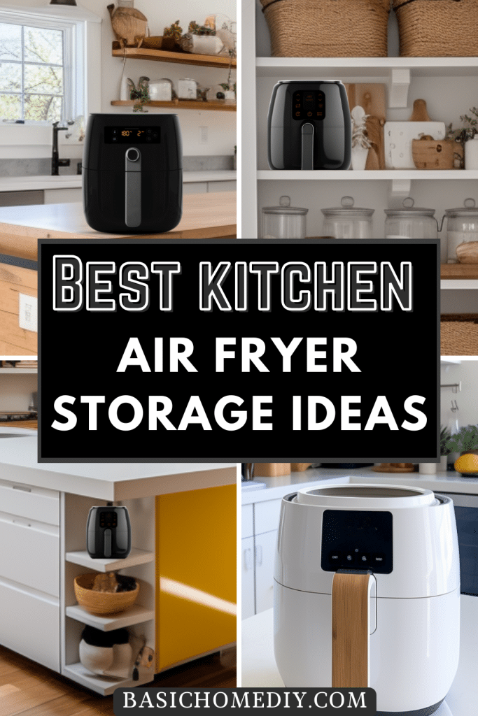 air fryer storage ideas pin 1