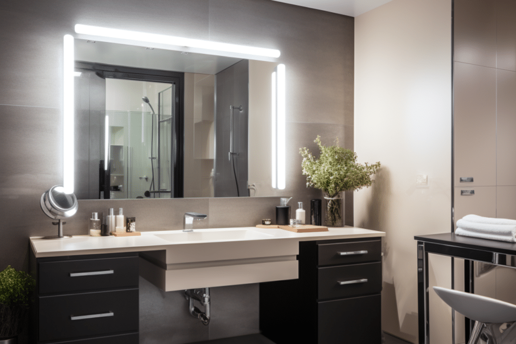 amazing Backlit Bathroom Mirror Ideas