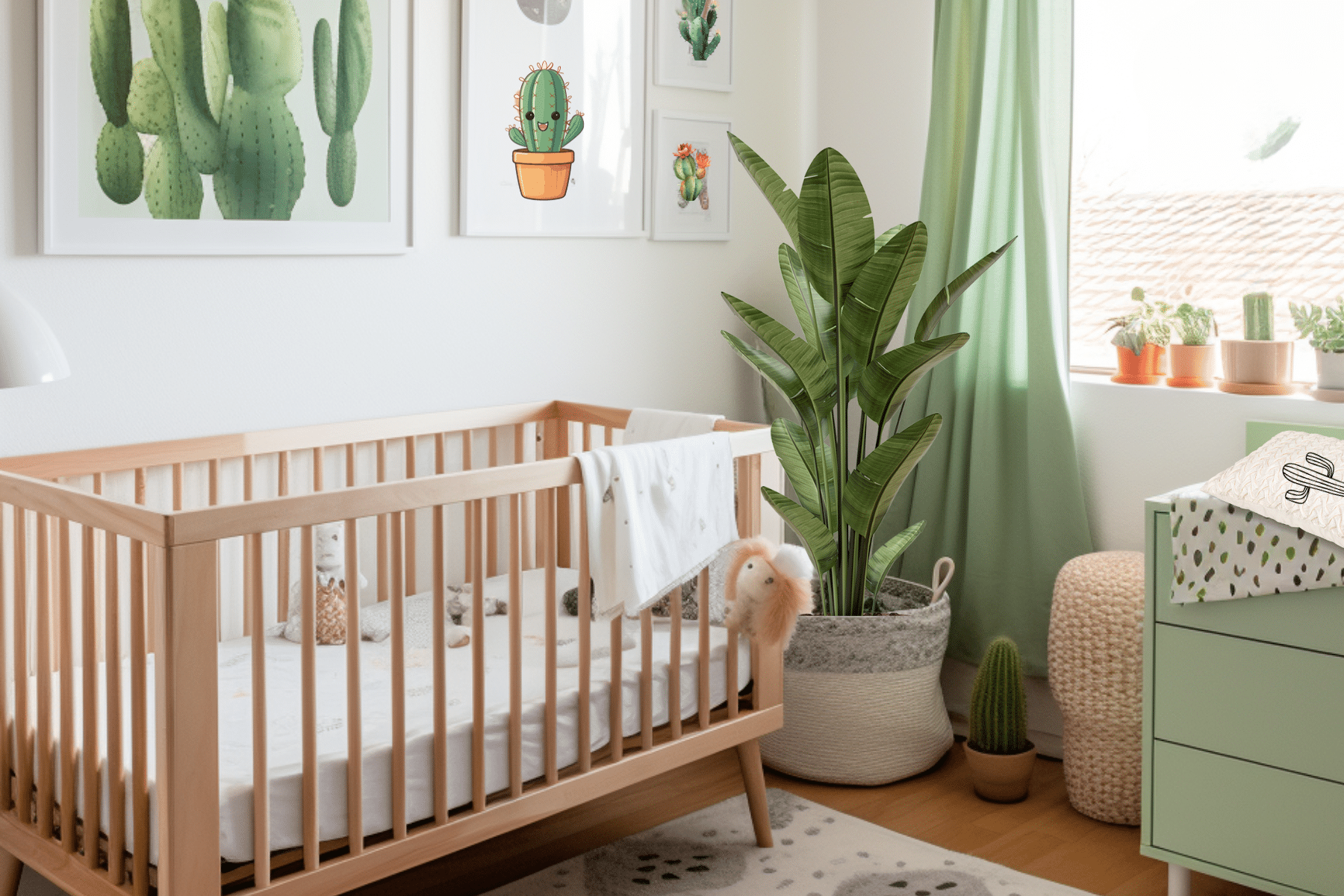 Desert Chic: 10 Cactus Nursery Ideas for a Fun Baby Room - Basic Home DIY