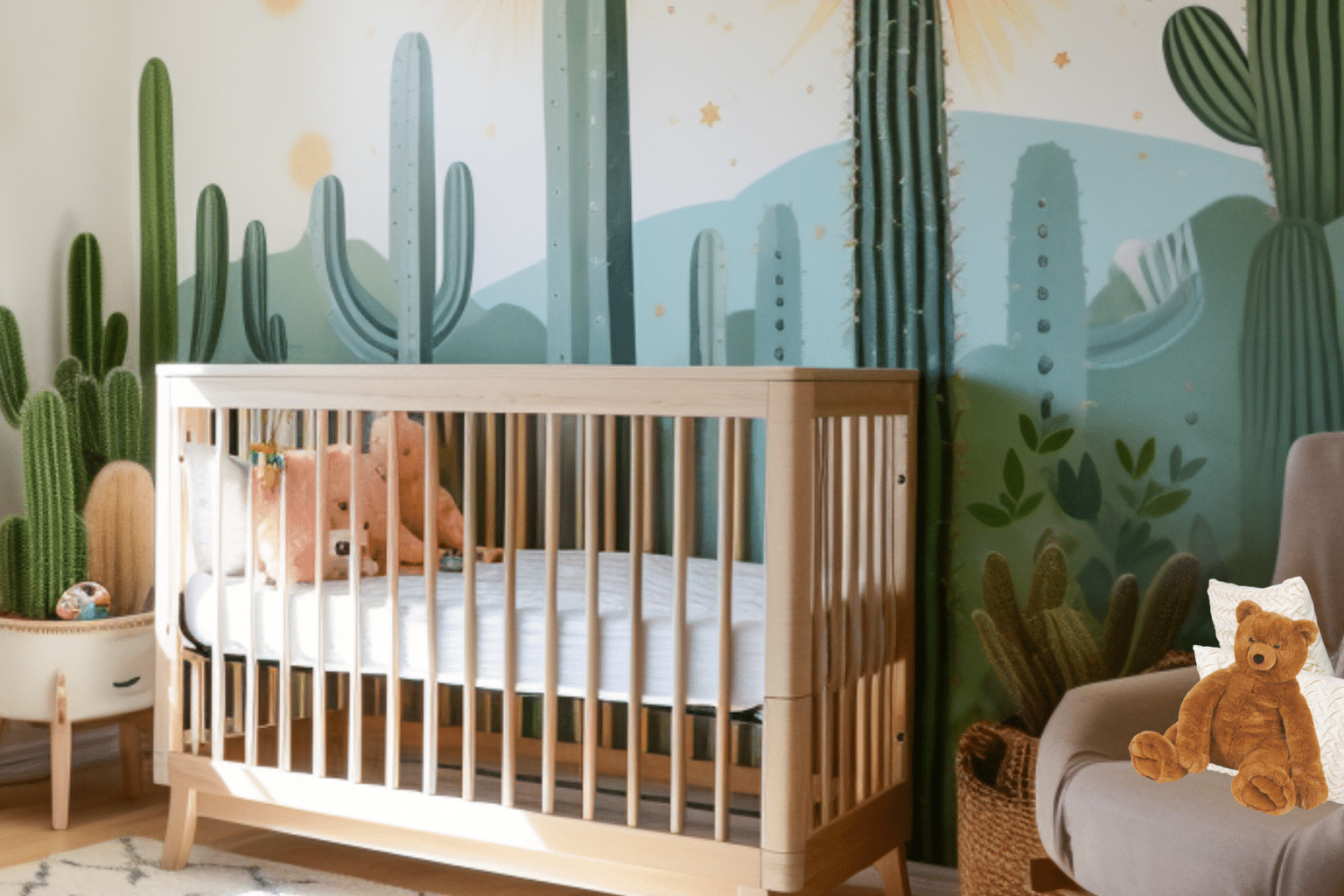 Desert Chic: 10 Cactus Nursery Ideas for a Fun Baby Room - Basic Home DIY