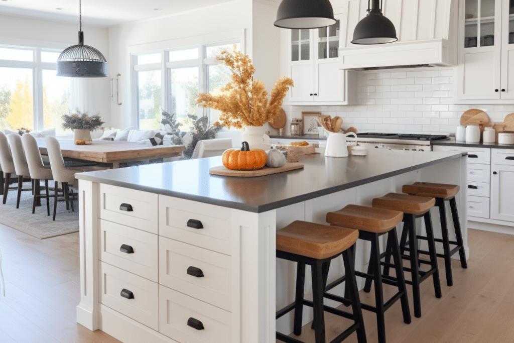 modern kitchen fall decor ideas