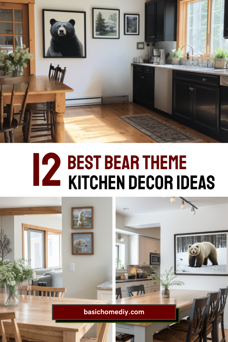 Rustic Bear Kitchen Decor Themed Ideas for Your Home - Basic Home DIY