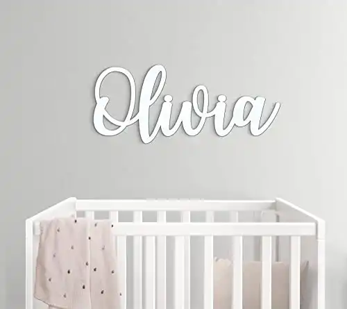 Personalized Wooden Name Sign for Nursery Wall Decor, Customized Name Sign Baby Room Decor, Baby Nursery Name Sign Wood Signs Personalized Baby Name Sign, Custom Sign Custom Name Sign Wooden Baby Sign