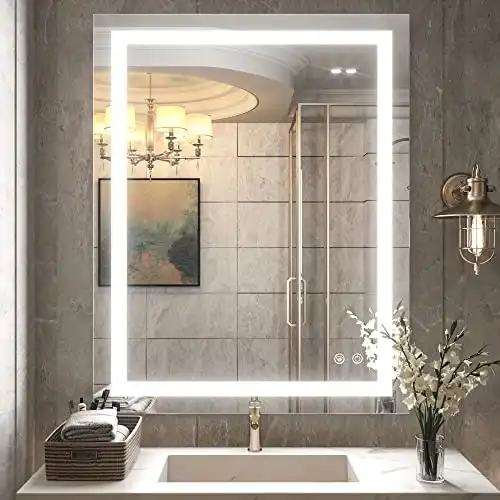 TETOTE 30 x 36 Bathroom LED Mirror