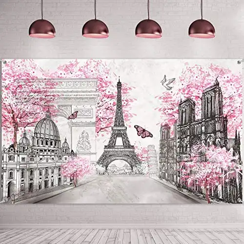 Paris Tapestry Backdrop