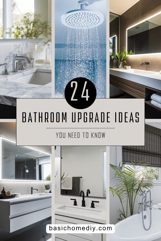 Bathroom Upgrade Ideas Pin 2