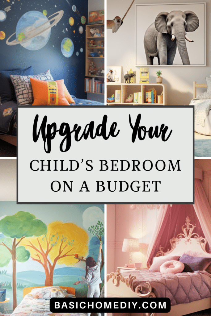 Update your child’s bedroom on a budget pin 1