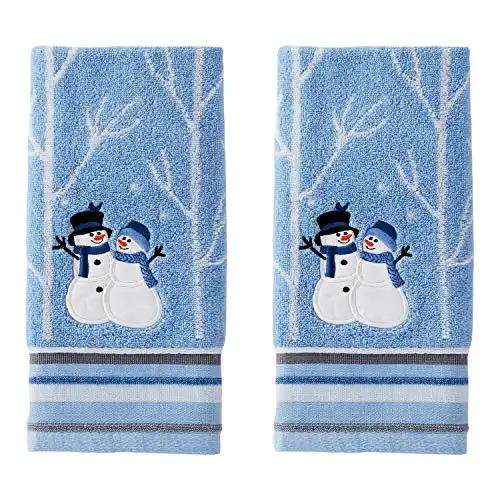 SKL Home Winter Friends Hand Towel Set, Blue
