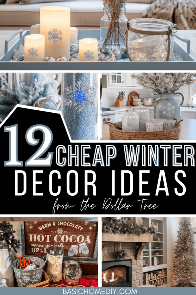 Cheap winter decor ideas pin 2