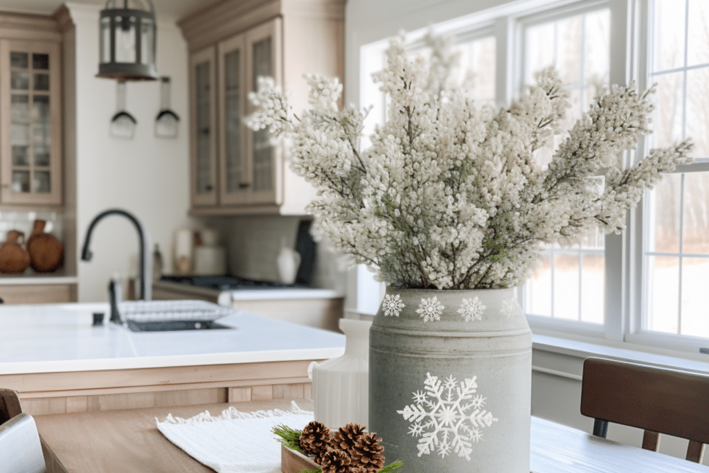 Winter kitchen decor ideas floral ideas