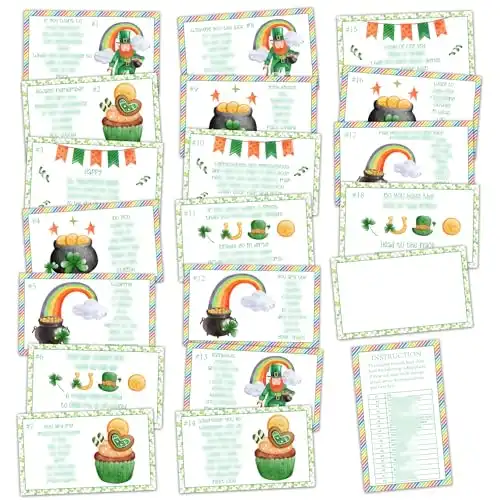 St. Patrick's Day Treasure Hunt Clue Cards