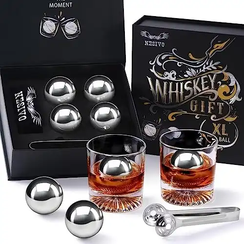 Whiskey Ice Stones with Tongs