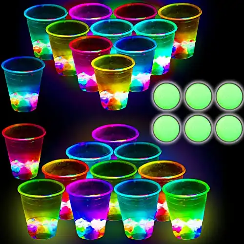Glowing Party Beer Pong Game