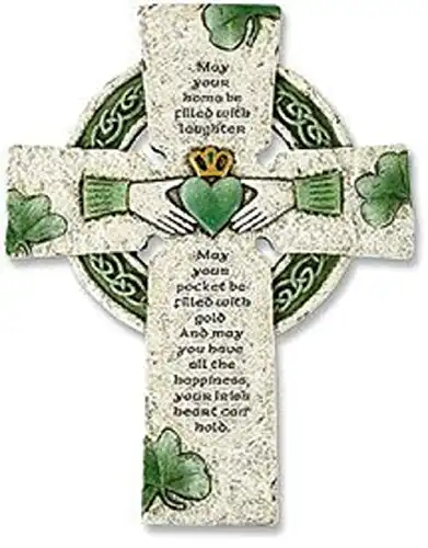 Irish Wall Cross with Traditional Irish Blessing, Living Room