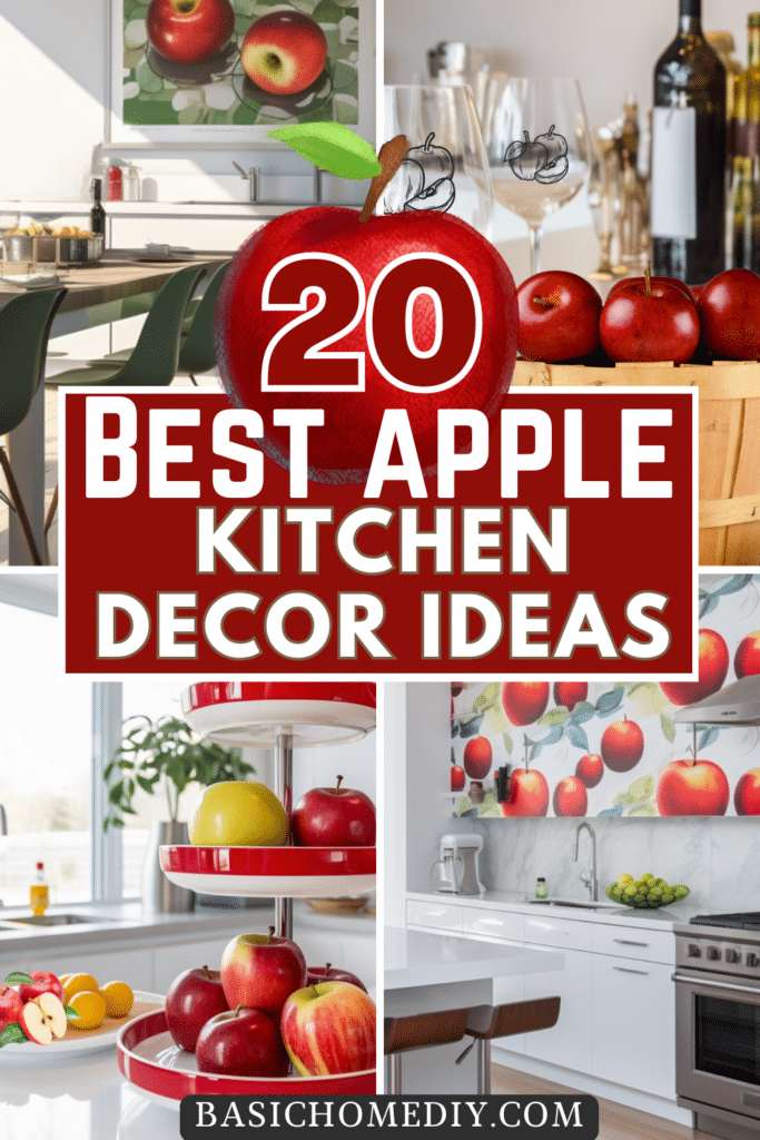 Apple kitchen decor ideas pin 2