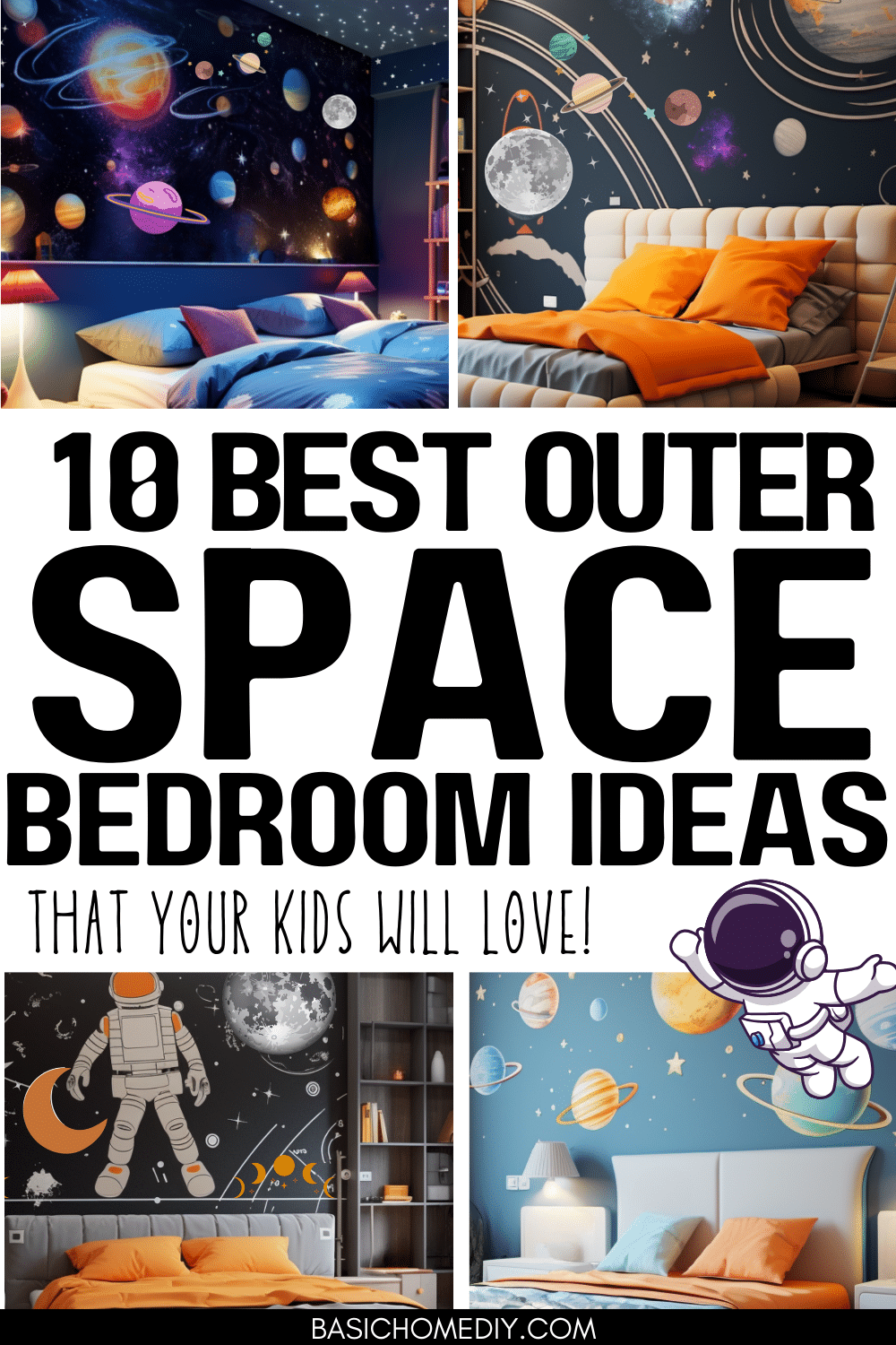 Easy Outer Space Bedroom Ideas for Kids They'll Love